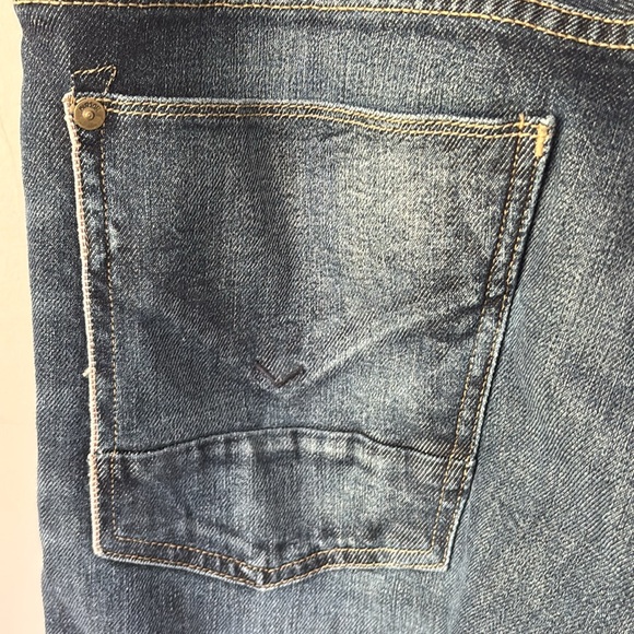 Hudson Blake Slim Straight Selvage Jeans 34x33 - Picture 9 of 13